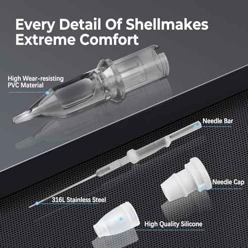 Pro Tattoo Needles Cartridges,20pcs #12-09RL Round Liner Disposable Cartridges Needles for Tattoo Machine Pen,Needle Cartridges for Tattooing