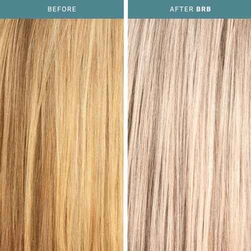 The Beachwaver Co. BRB Blonde Purple Conditioner - Full Size (12 Oz) | Anti-Brass Toning Conditioner w/HiX Vegan Bond Multipliers | Moisturizing, Sulfate-Free Formula for Blonde & Grey Hair