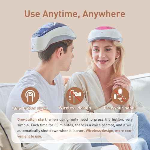Laser Hair Growth System (FDA Cleared), Hair Regrowth Helmet & Laser Cap, Hair Loss Treatment for Men and Women, Low Level Laser Therapy for Hair Growth, Anti-Thining Treatment£¬36 Pink