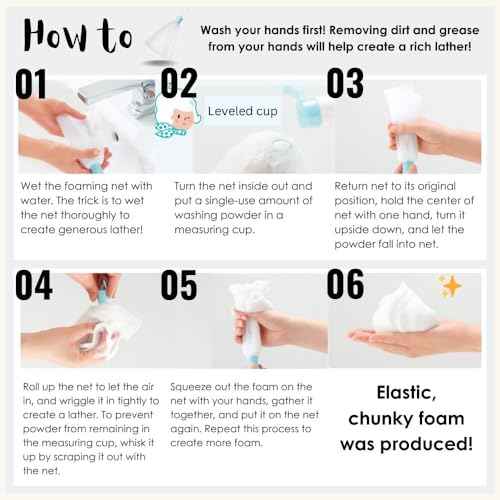 FANCL Foaming Net ? Japanese Double-Layer Facial Cleansing Foam Net, Creates Rich Fine Lather for Face Wash, Additive-Free Skincare Tool with Hanging Loop