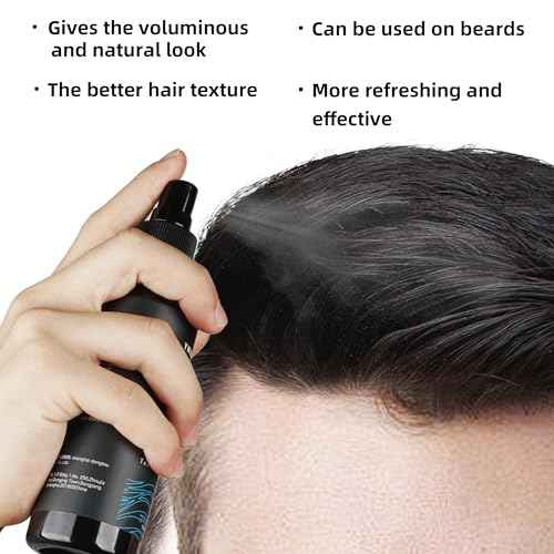 Natural sea salt spray for men,Texturizing,Volumizing,Beach Waves,fresh scent,6.0 fl oz,