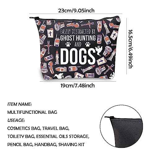 WCGXKO Dog Lover gift Dog Owner gift Adventurers Gift Hallowen Day Gift Zipper Pouch Makeup Bag (HUNTING AND DOGS)