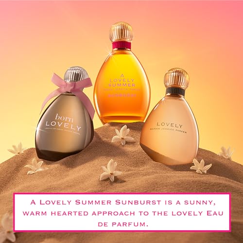 SJP Sarah Jessica Parker A Lovely Summer Sunburst Eau de Parfum 100ml Spray, Bright and Uplifting Female Perfume, Long-Lasting Fragrance For Women - Genuine Perfume for Women