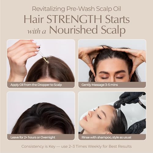 OLEUMA¢â TrichoGenesis Complex ? Pharmacist-Formulated Bioactive Scalp & Follicle Pre-Wash Oil with Pumpkin Seed, Rosemary, Bhringraj, Black Cumin, Jojoba, Saw Palmetto, Peppermint & Vitamin E (50 mL)