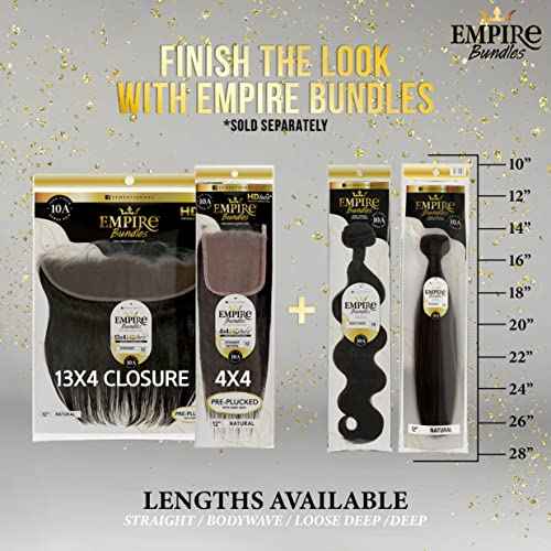 Sensationnel Empire Bundles- Straight 10a Tangle Shed Free Human Hair for Weaving and Sew in Styles - 1 pack (18 inch, NATURAL)