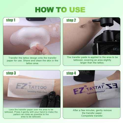 EZ Tattoo Stencil Gel - 5OZ Mild Skin-Friendly Tattoo Transfer Gel, Skin Solution Gel, Stencil Stuff Cream for Transfer Stickers Paper Supplies Accessories