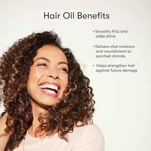 Odele Hair Oil, with Baobab & Argan Oils for High Shine, Hydration, and All Hair Types, 1.7 Fl Oz