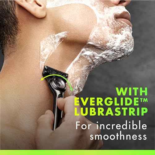 GilletteLabs Razor Blade Refills, 12ct Razor Cartridges, Razor Refills for Men Compatible with GilletteLabs Exfoliating Bar Razor and Heated Razor