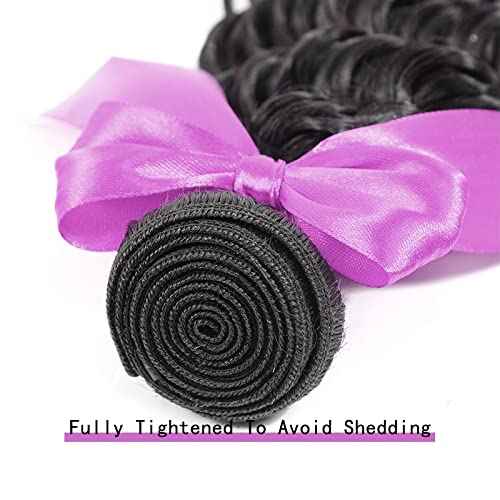 Body Wave Bundles 10A 1 Bundles Human Hair 100% Unprocessed Brazilian Virgin Raw Hair Bundles Extensions Double Weft Curly Weave Bundles Human Hair Natural Color Deals Full And Thick 26 Inch