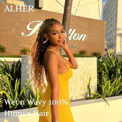 Body Wave Human Hair Bundles 18 20 22 Inch 3 Bundles Ombre Brown Highlight P4/30 Soft Bouncy Flowing Natural Hair Extensions for Women