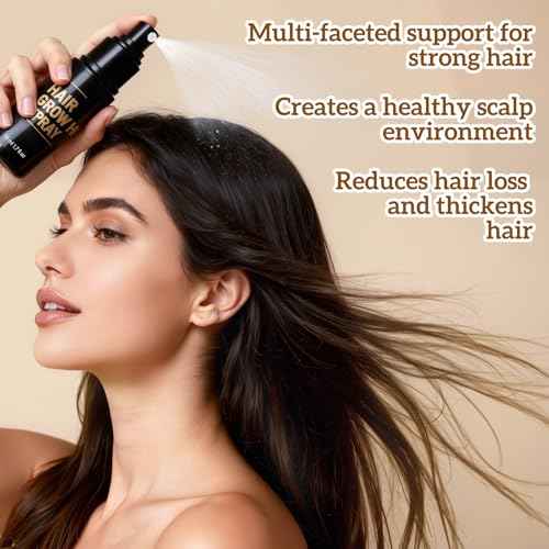 Hair Growth, Hair Growth Spray, Promotes Thicker, Hair Thickening Spray with Natural Ingredients for All Hair Types, Fuller Hair For Women & Men - 1.7FL.OZ