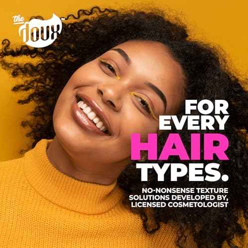 The Doux Curl Cream for Curly Hair with Honey, Aloe & Keratin ? Curl Defining Custard for Frizz Control, Moisture & Shine Bee Girl Honey Custard for Natural Hair