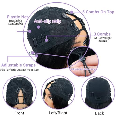 Body Wave V Part Wig Human Hair Glueless Clip In 100% Real Human Hair V-part Wigs No Glue No Sew In Upgrade U Part Wig For Beginners Friendly 200% Density 16 Inch