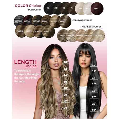 Moresoo Black Clip in Hair Extensions Real Human Hair Clip in Extensions Black Hair Extensions for Women Remy Double Weft 120g/7pcs 20 Inch