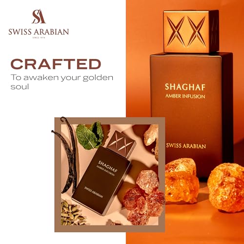 Swiss Arabian Shaghaf Amber Infusion Eau De Parfum EDP 75 ml