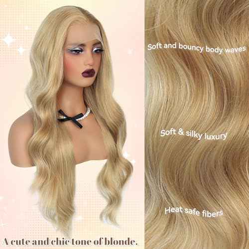 KRN 613 Blonde Lace Closure, 0.11mm Ultra-thin Invisible Skinlike 5x5 HD Closure 12A Grade Easy to Dyed Straight Virgin Human Hair 18 Inch