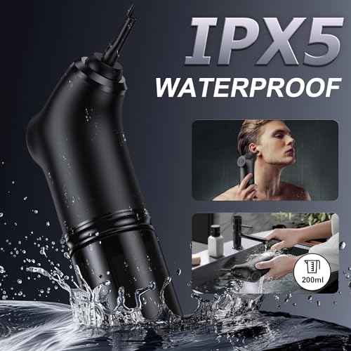 Ear Wax Removal Kit Electric Ear Cleaner Water Powered Ear Cleaner with 4 Pressure Modes 10 Ear Tips, Safe and Effective Ear Cleaning Tool Water Resistant USB Rechargeable