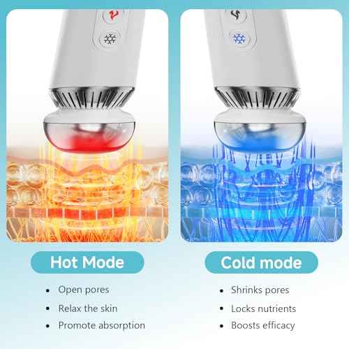Eye Care Wand, Cold and Hot Skincare Treatment,Face Roller and Eye Massager for Eye Puffiness,Dark Circles and Glow; Depuffing Wand,Facial Skin Care Tools for Women Men (White)