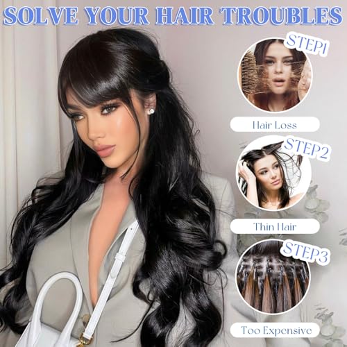 Clip in Hair Extensions Real Human Hair,16 Inch 120g 7pcs Remy Hair Extensions Clip ins for Women,Natural Human Hair Clip in Extensions