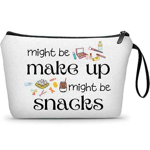 Birthday Women Friendship Uniqu Fun Gifts for Friend Her Girl Sister Daughter Coworker Bff Small Snack Cosmetic Makeup Bag Christmas Gifts