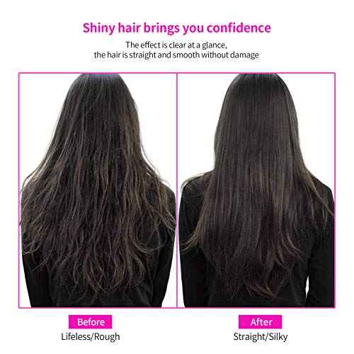 Hot Comb Hair Straightener Pressing Combs - Ceramic Electric Straightening Comb for Natural Black Beard Wigs Holiday Gift