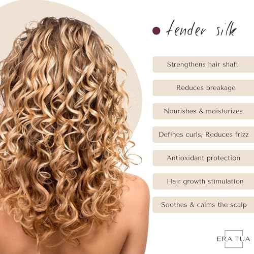 Tender Silk Conditioner | Dutch Made & Formulated Curl Enhancing Care for Curly Hair | Elegant Floral & Fruity Scent of Lychees, Peony, Magnolia & Roses 750 ML