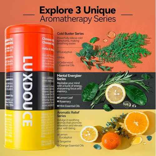 Shower Steamer for Men, Women ? 21 Pack Aromatherapy & Sport Shower Bombs with 100% Pure Essential Oils, 3 Scents for Stress Relief & Calm, Summer Relaxation for Dad & Husband, Father¡¯s Day Gift