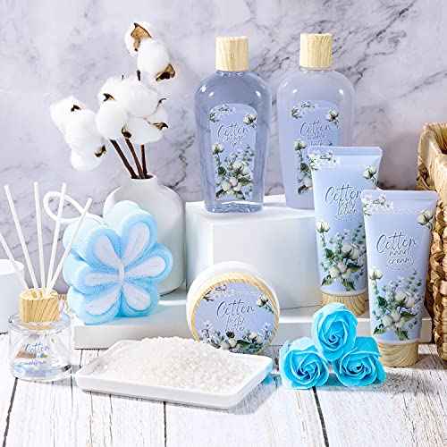Green Canyon Spa Gift Baskets for Women, Spa Sets for Her, Bath Sets for Women Gift, Spa Gift Basket Sets with Shower Gel, Body Lotion,Mothers Day Gifts for Her