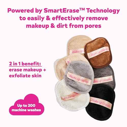 7-Day Set, Erase All Makeup with Just Water, Including Waterproof Mascara, Eyeliner, Foundation, Lipstick, Sunscreen, and More! 7ct