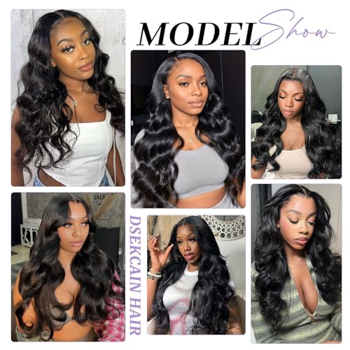 Body Wave V Part Wig Human Hair Glueless Clip In 100% Real Human Hair V-part Wigs No Glue No Sew In Upgrade U Part Wig For Beginners Friendly 200% Density 16 Inch