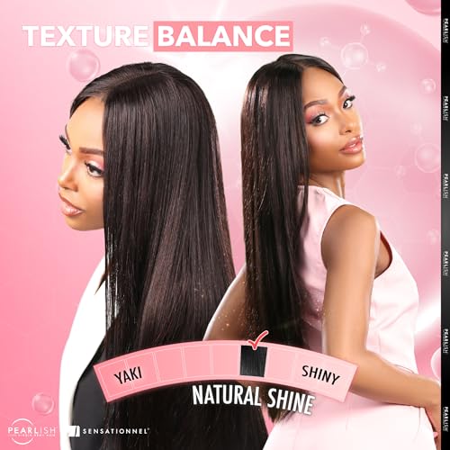Sensationnel Pearlish bundle human hair - euro body deep pearl conditioned 15a soft remy beauty supply sew in or glue on bundles (18 Inch, NATURAL/BLACK)