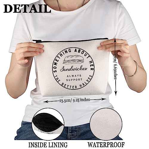 PWHAOO TV Show Inspired Gift Team Makeup Bag Team Cosmetic Bag TV Show Merch