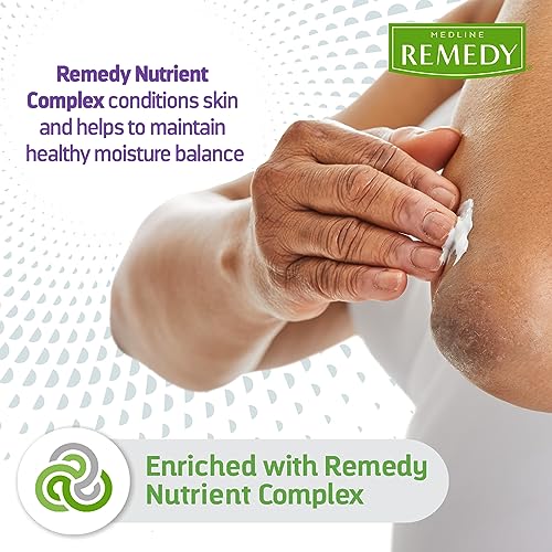 Medline Remedy Clinical Skin Cream, Nourishing Formula for Dry Skin, 2 oz., Pack of 24
