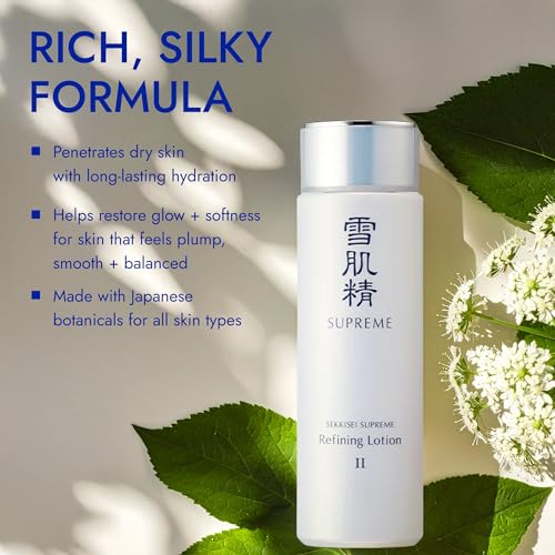 SEKKISEI Supreme Refining Lotion I, Hydrating Soothing Facial Lotion, 13.4 Ounce