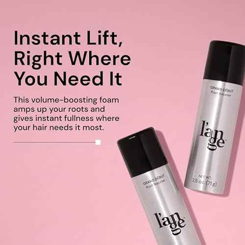 L'ANGE HAIR Grand D?but Root Booster Hair | Thickening Spray Foam | Volumizes and Lifts Fine Hair | Strong Hold and Texture Styling Spray for Long-Lasting Finish | Lightweight, Flexible Formula