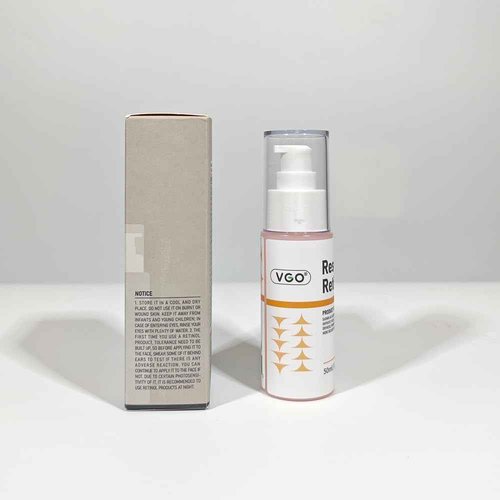VGO Retinol Serum for Face - Anti-Aging & Hydration Powerhouse for a Firmer, Youthful Glow - Ideal for Acne-Prone & Oily Skin, Tightening & Moisturizing 50 ml / 1.69 Oz