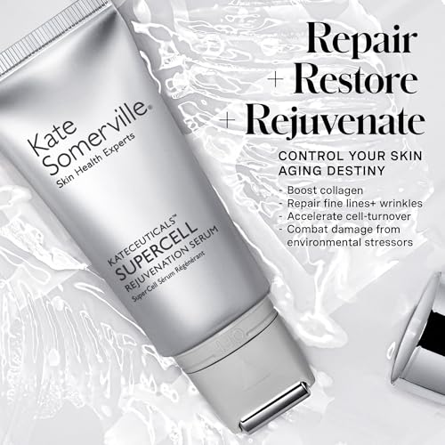 Kate Somerville KateCeuticals¢ç SuperCell ? Rejuvenation Peptide Serum to Repair Damaged Skin and Reduce Fine Lines and Wrinkles, 1 Fl Oz