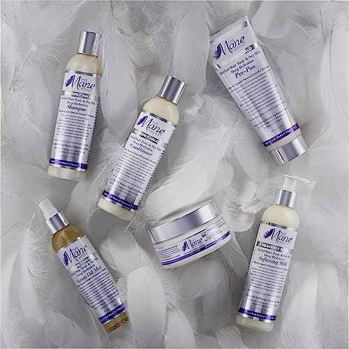The Mane Choice Heavenly Halo Herbal Hair Tonic & Soy Milk Deep Hydration Softening Milk, 8 Ounce
