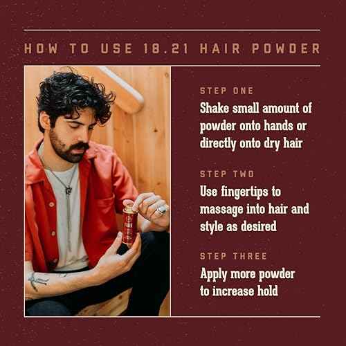 18.21 Man Made Premium Hair Styling Products for Men: Gel and Powder Dry Shampoo - Add Volume and Texture with Flexible Hold and Bold Sweet Tobacco Scent
