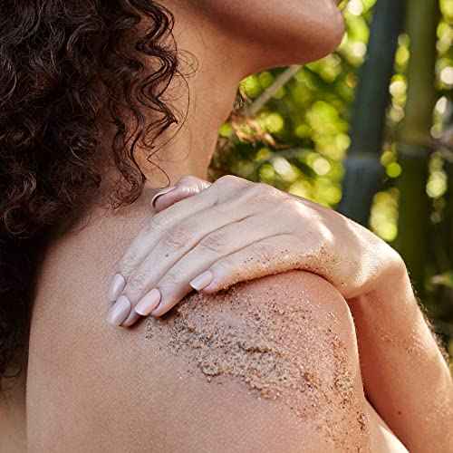 LATHER - Bamboo Lemongrass Foaming Body Scrub, 8 oz - Moisturizer & Exfoliating Body Scrub - Safe for Sensitive Skin - Almond Protein, Fruit, Aloe, Sea Salt - Vegan & Cruelty Free - Beauty & Skin Care