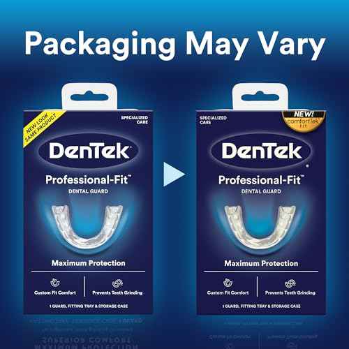 DenTek Professional-Fit Dental Guard, Mouth Guard for Grinding Teeth at Night, 1 Count