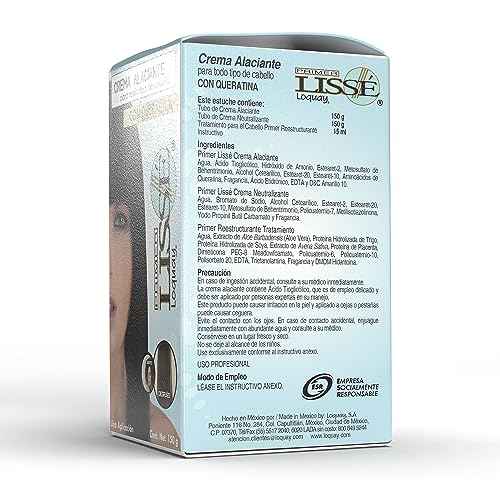 Loquay Keratin-Based Creme Alaciante/Creme Relaxer, 5.3oz