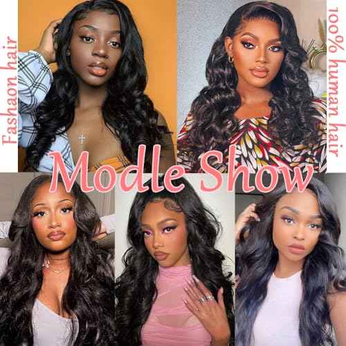 Body Wave Bundles Human Hair 14 16 18 Inch Human Hair Bundles 3 Wavy Bundles 12A Brazilian Unprocessed Virgin Hair Extensions Human Natural Color Hair