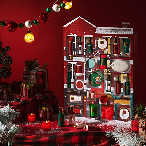 Advent Calendar for Adults - Advent Beauty Calendar 2025 Spa Christmas Advent Calendars for Teen Girls ? Limited Edition Bath & Body Gift Set ? Makeup & Skincare Countdown Calendar