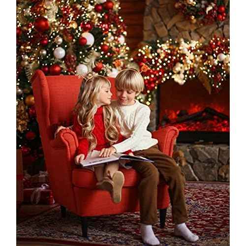 Christmas Headband XmasTree Snowflake Tiara Hairbands Holiday Reindeer Headpiece Hair Hoop Party Decor Gifts for Women Girls