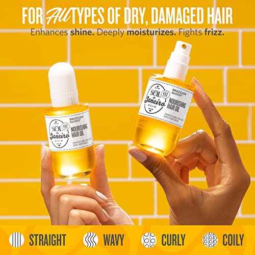 SOL DE JANEIRO Brazilian Glossy Nourishing Hair Oil | Fights Frizz