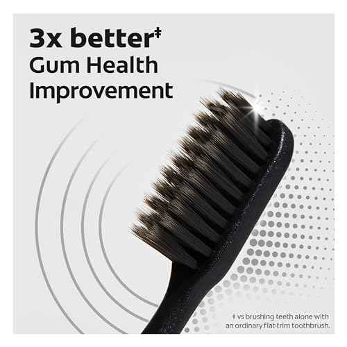 Colgate Keep Charcoal Replaceable Head Toothbrush Starter Kit, 2 Brush Heads