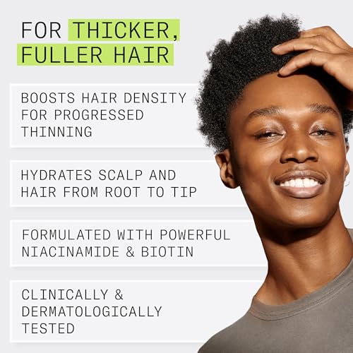 Nioxin System 2 Scalp + Hair Thickening Conditioner for Natural Hair with Progressed Thinning | Boost Hair Density with Niacinamide & Biotin | Refreshed Scalp with Healthy Shine