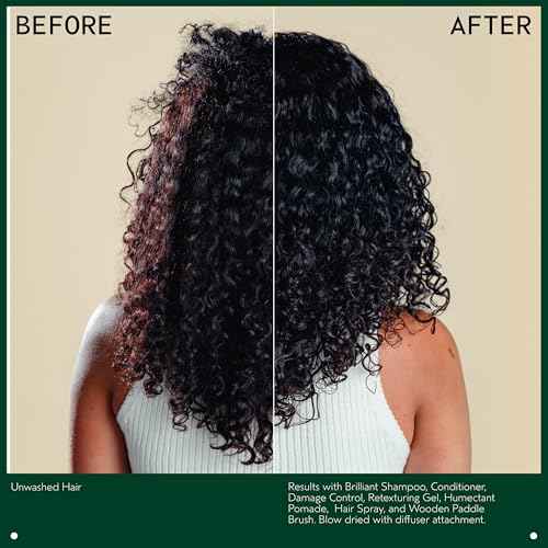Aveda Brilliant Humectant Pomade | Enhances Curl | Adds Shine and Definition | for Curly & Coily Hair Types, 2.5 Ounce