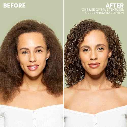 Mizani True Textures Curl Enhancing Leave In Conditioner - Moisturizing Curl Cream, Smooths and Adds Hair Shine, With Coconut Oil, For Natural & Curly Hair